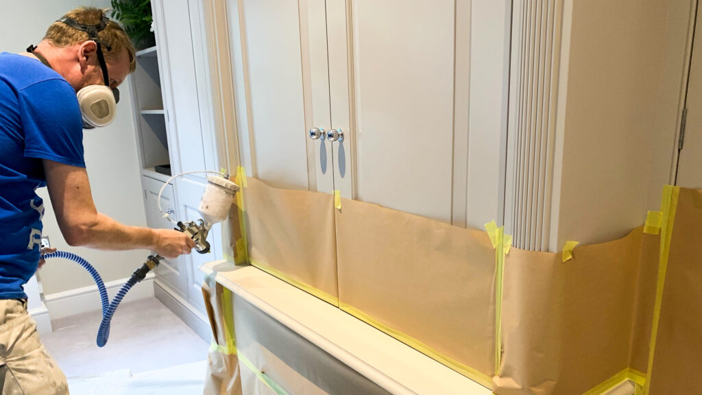 How To Use Spray Painting To Renovate Fitted Furniture – A Simple Guide