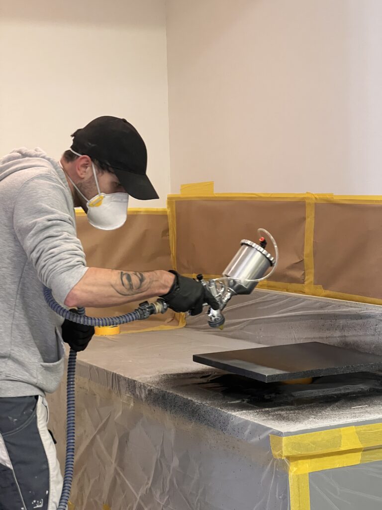 can you paint kitchen worktops