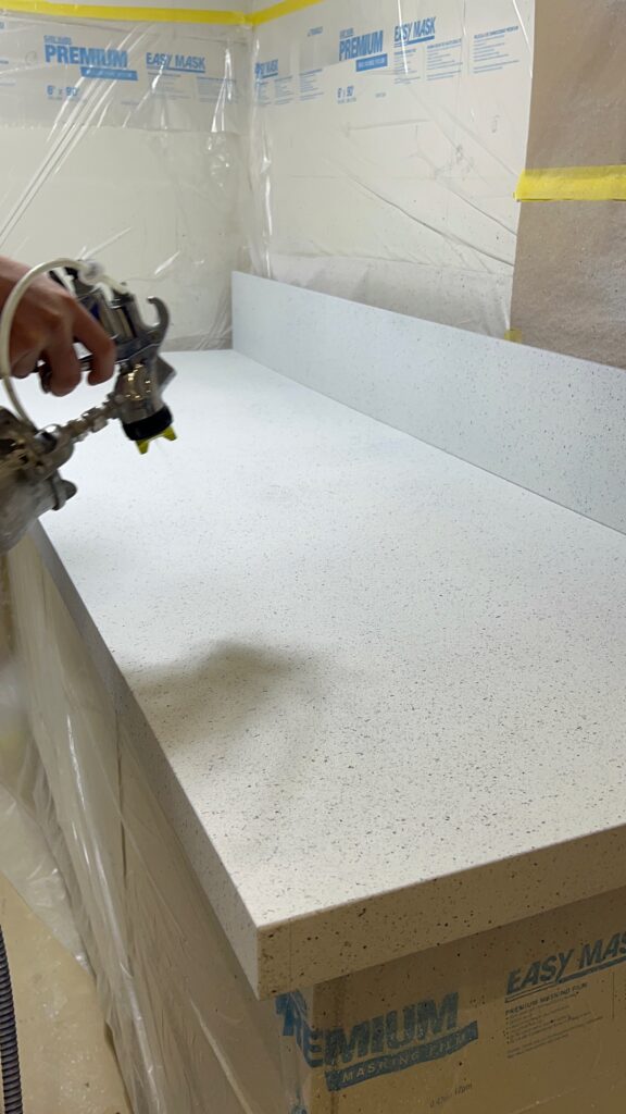 can you paint kitchen worktops